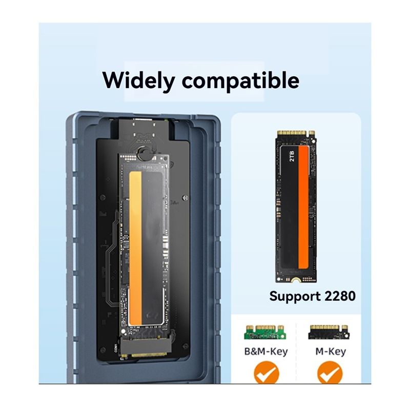 กล่องใส่ SSD แบบ M.2 NVMe ยี่ห - Usb4 40Gbps External Ssd 8Tb บทวิจารณ์และราคา