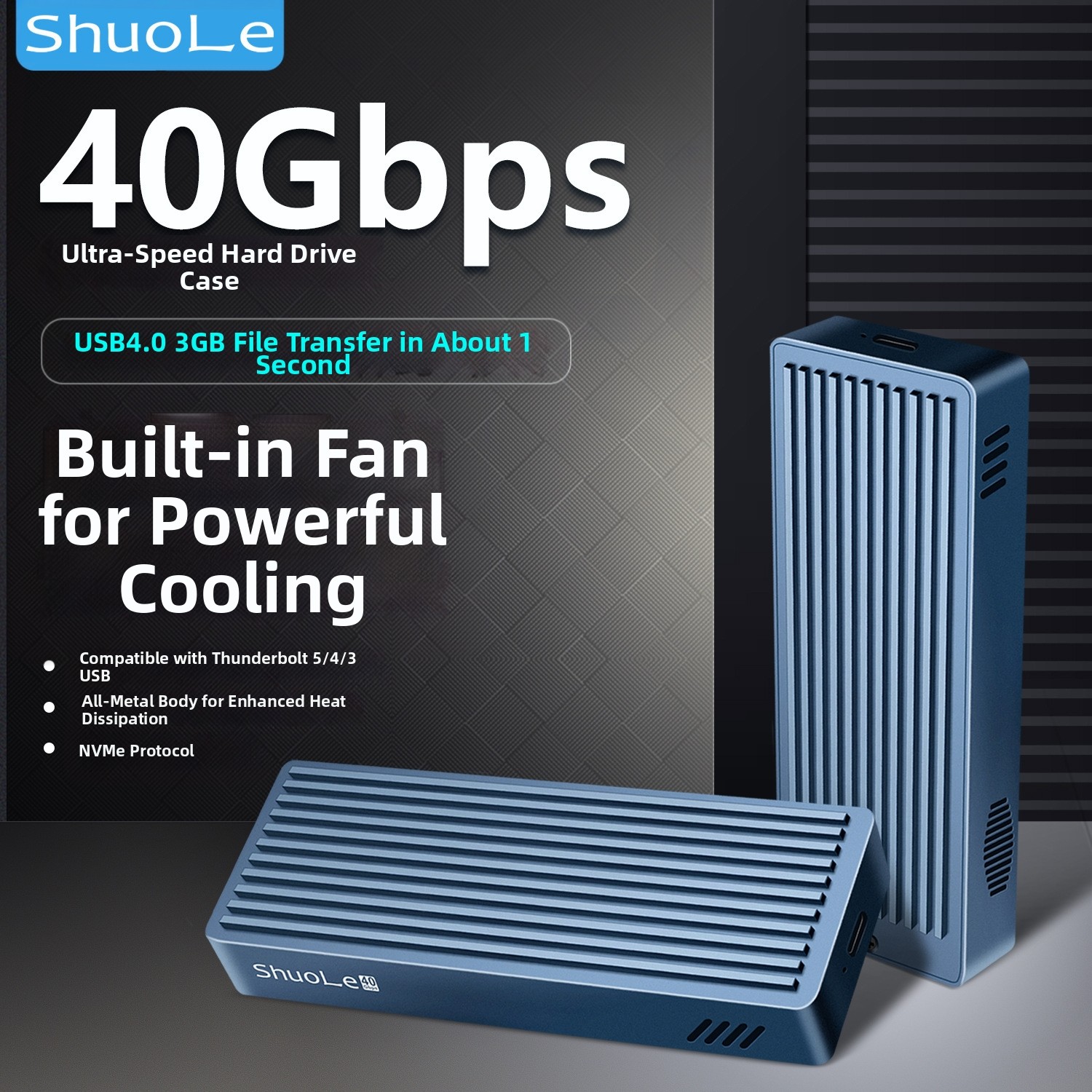 กล่องใส่ SSD M.2 NVMe รองรับ U - Usb4 40Gbps External Ssd 8Tb บทวิจารณ์และราคา