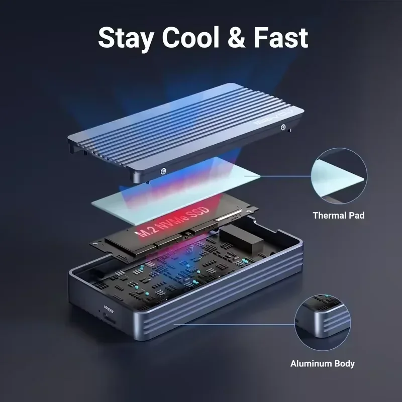 เคส SSD ACASIS USB-C USB4 40Gb - Usb4 40Gbps External Ssd 8Tb บทวิจารณ์และราคา