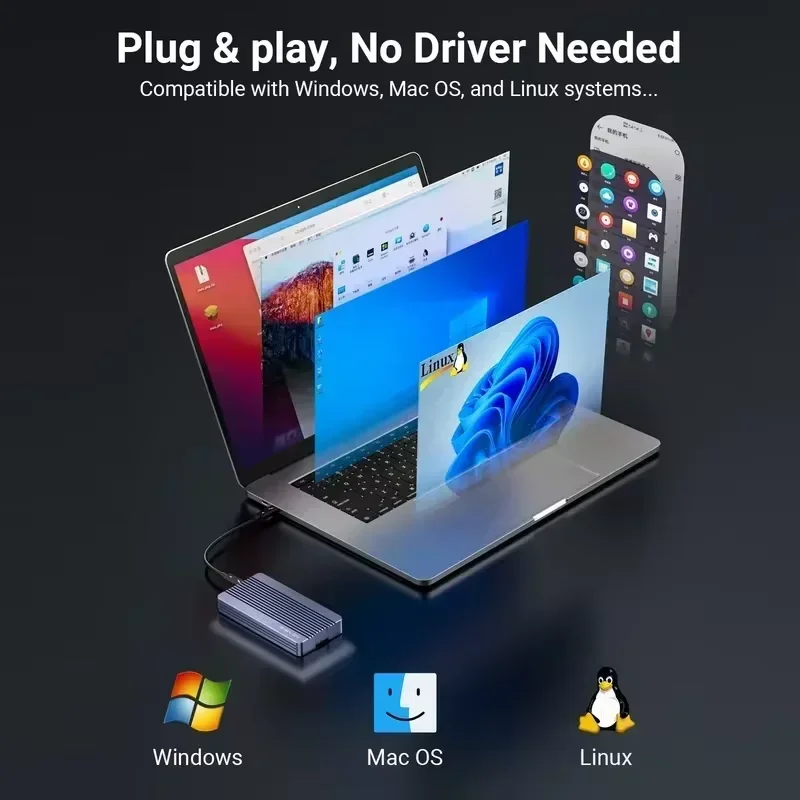 เคส SSD ACASIS USB-C USB4 40Gb - Usb4 40Gbps External Ssd 8Tb บทวิจารณ์และราคา