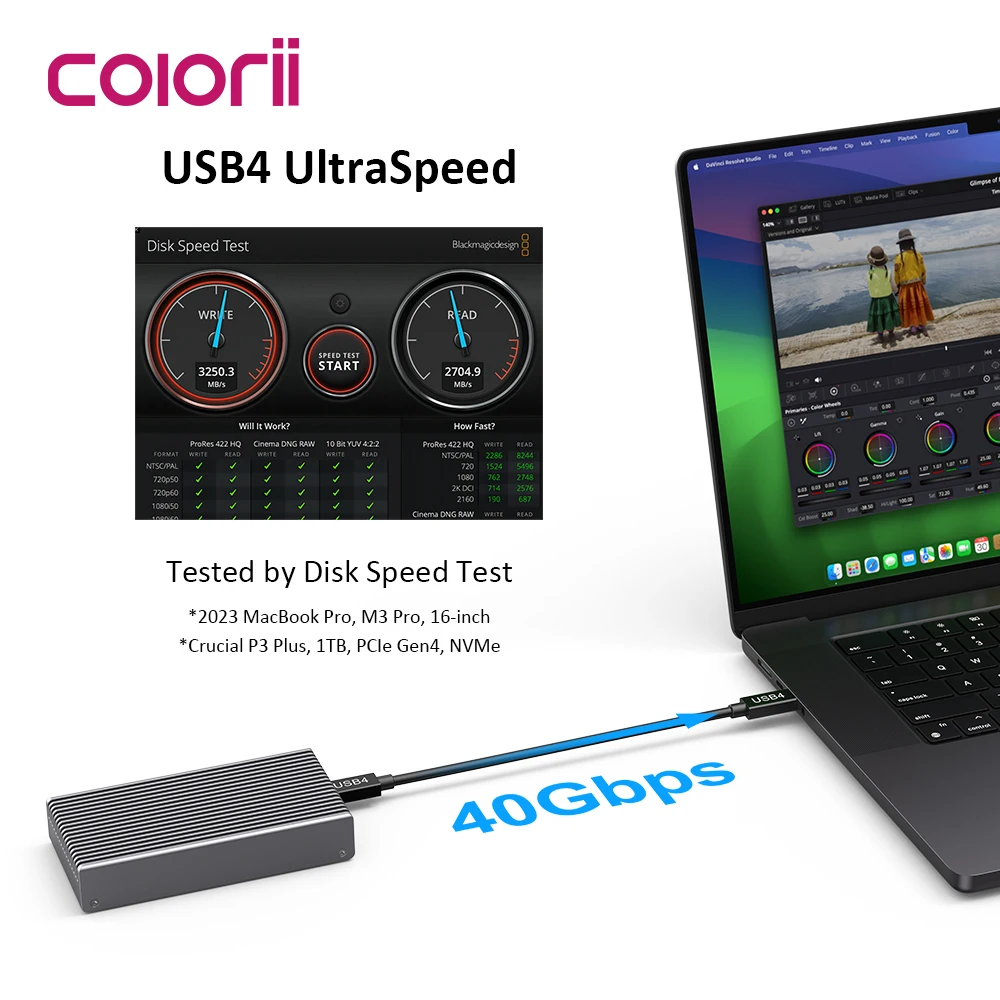 40Gbps USB4 M.2 NVMe SSD ใช้งา - Usb4 40Gbps External Ssd 8Tb บทวิจารณ์และราคา