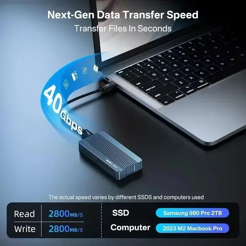 ACASIS 40Gbps M.2 NVMe SSD Enc - 8Tb M2 Nvme Ssd บทวิจารณ์และราคา