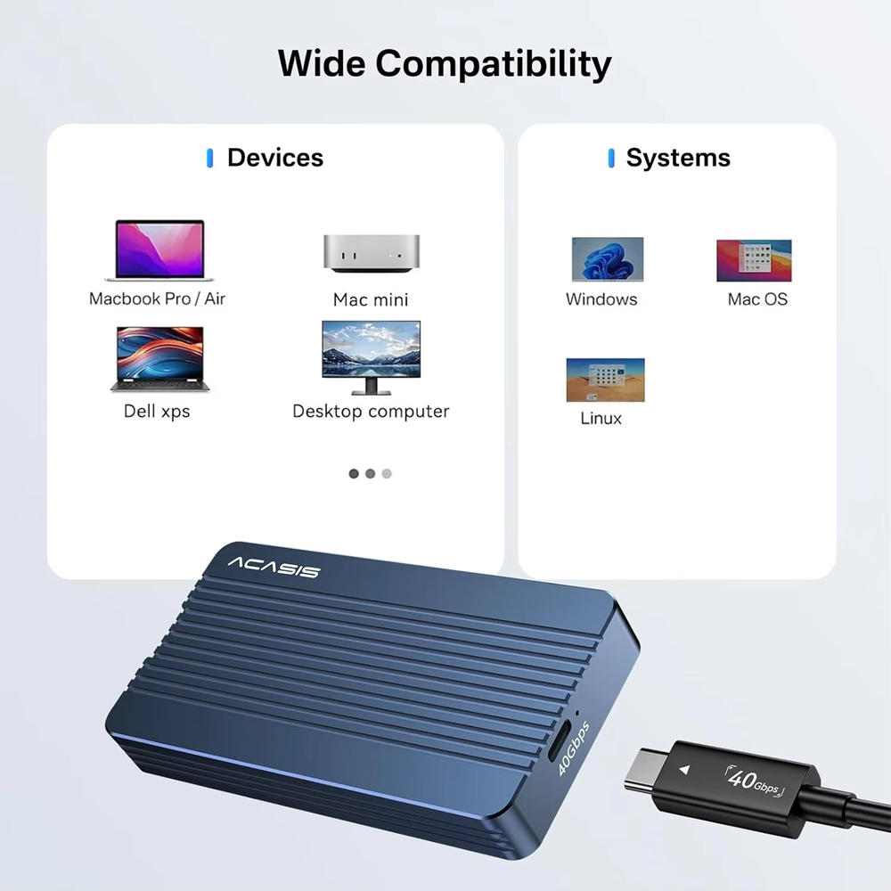 ACASIS กล่องใส่ SSD M.2 NVMe ค - 8Tb M2 Nvme Ssd บทวิจารณ์และราคา