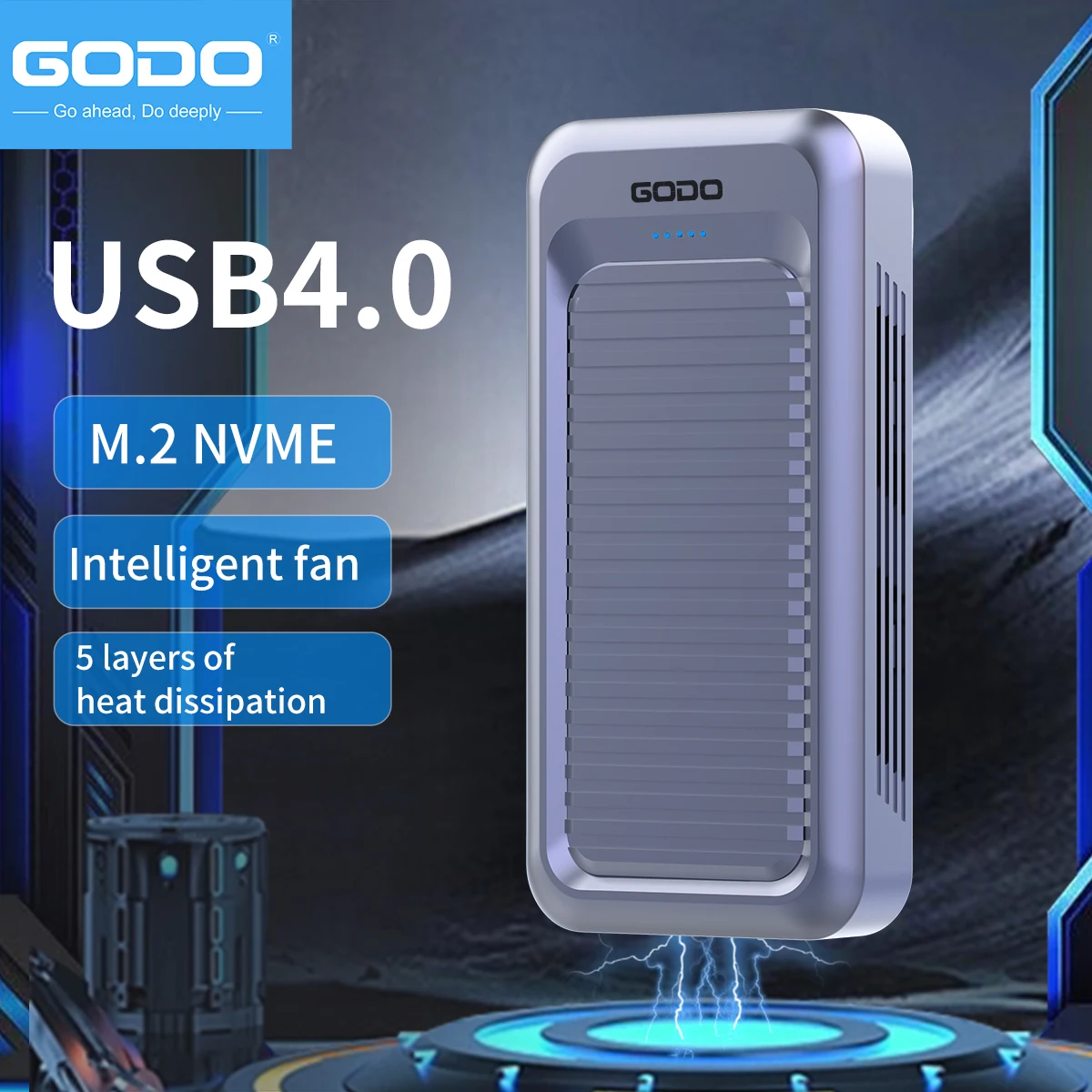 GODO กล่องใส่ฮาร์ดไดรฟ์ภายนอก  - Thunderbolt 4 External Ssd 4Tb บทวิจารณ์และราคา