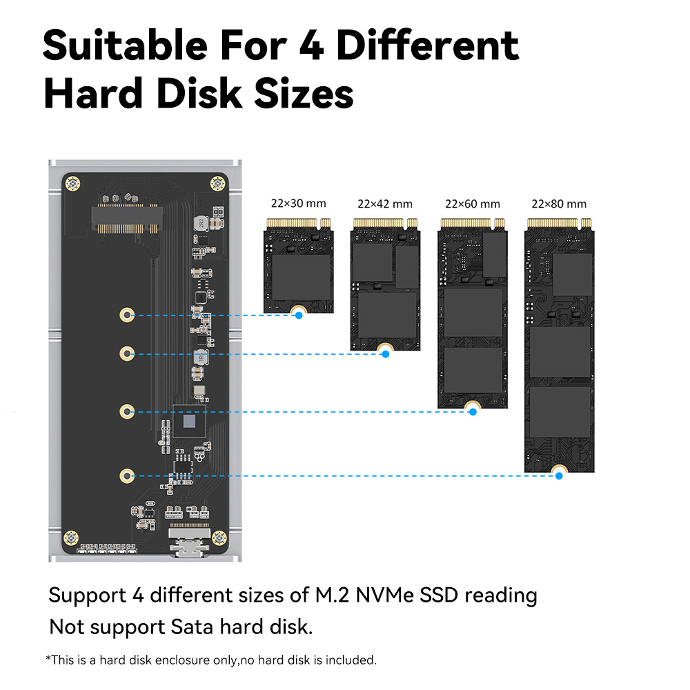 กล่องใส่ SSD ภายนอกแบบไร้พัดลม - Usb4 40Gbps External Ssd 8Tb บทวิจารณ์และราคา