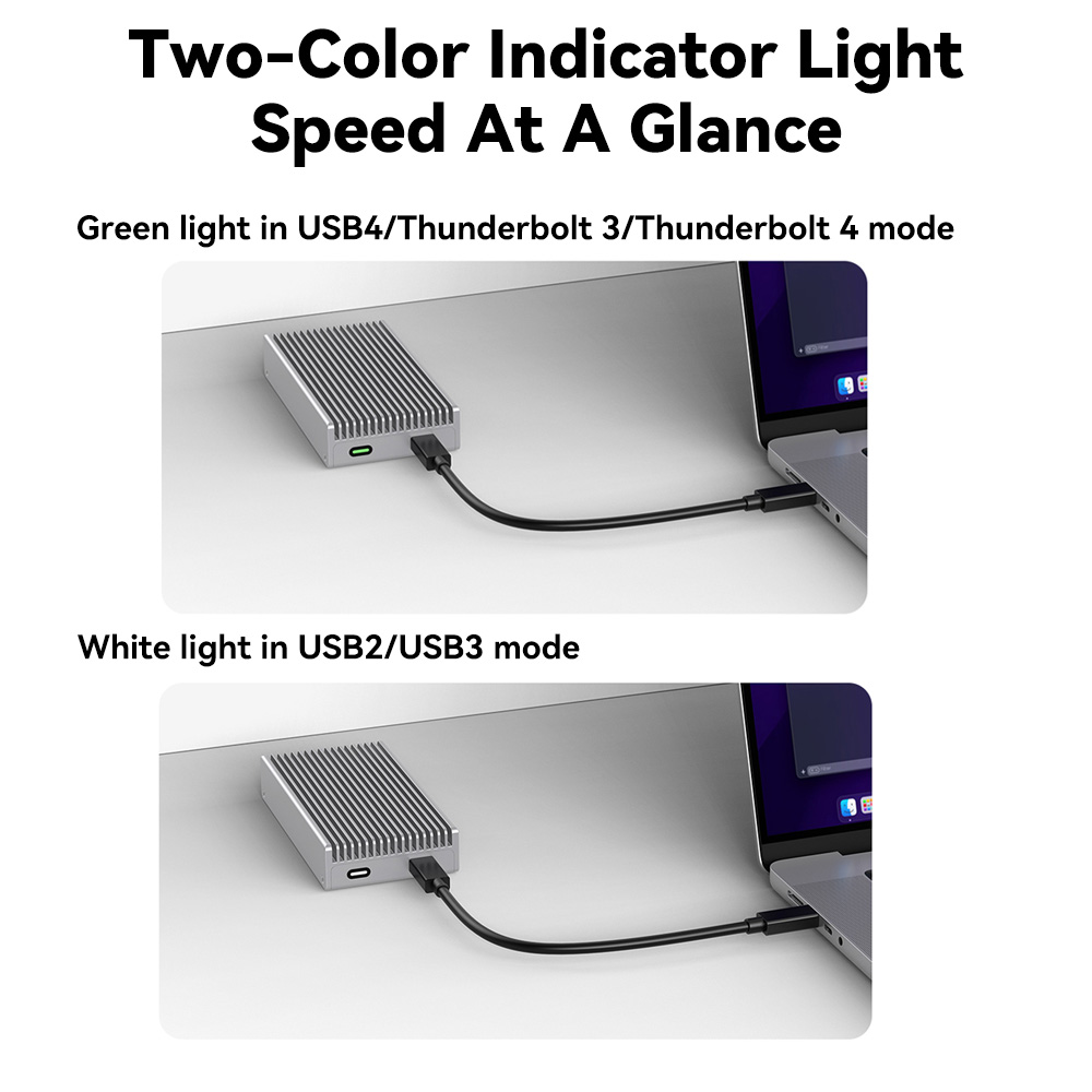 กล่องใส่ SSD ภายนอกแบบไร้พัดลม - Usb4 40Gbps External Ssd 8Tb บทวิจารณ์และราคา