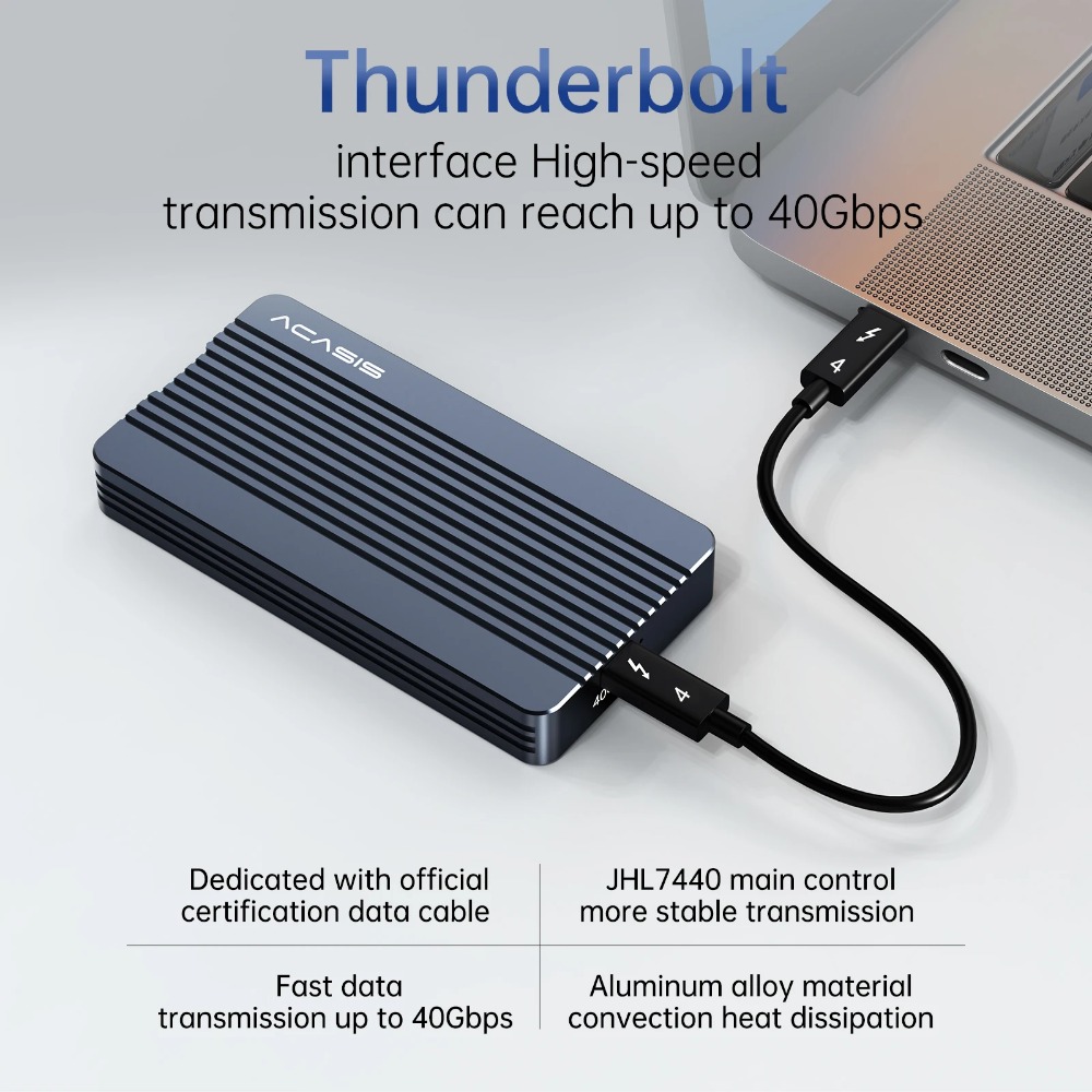 ACASIS 40Gbps M.2 NVMe SSD Enc - 8Tb M2 Nvme Ssd บทวิจารณ์และราคา