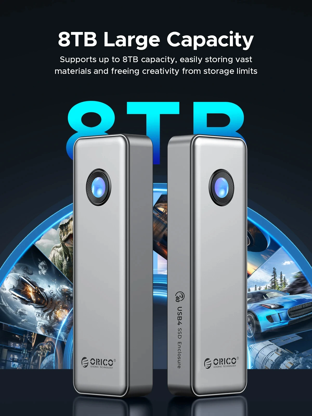USB4 Orico 40Gbps M.2 NVMe SSD - Usb4 40Gbps External Ssd 8Tb บทวิจารณ์และราคา